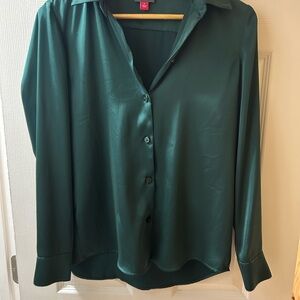 Vince Camuto Teal Blouse